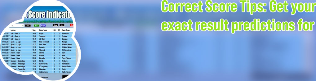 Football prediction for tomorrow correct score today